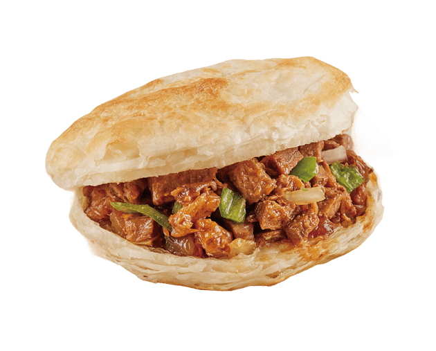 Chinesischer Hamburger mit Rindfleisch